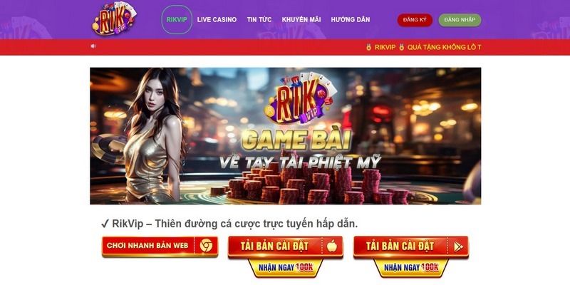 Rikvip - Sân chơi quay hũ đổi thưởng tốt nhất